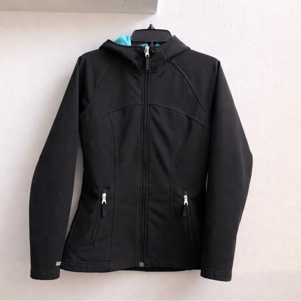 Lucy Athletic Fleece Lined Jacket with Hoodie size Small